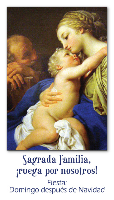 *SPANISH* Holy Family Prayer Card